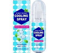 Spray rafraîchissant pour le corps, prévention des coups de chaleur, idéal pour l'été et l'extérieur. Indispensable pour les vêtements et le corps.