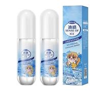 Spray Rafraîchissant Pour Temps Chaud, 2X100ML Brume Rafraîchissante, Portable L'été Spray Rafraîchissant Instantané Pour Visage Et Corps, Brume Rafraîchissante Rapide Longue Durée Visage Corps Peau
