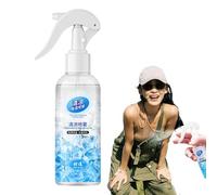 Spray rafraîchissant pour temps chaud - Brume apaisante instantanée 100 ml | Formule protectrice pour le visage et le corps | Soulagement de la chaleur pour les travailleurs en plein air et