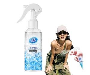 Spray rafraîchissant pour temps chaud - Brume apaisante instantanée 100 ml | Formule protectrice pour le visage et le corps | Soulagement de la chaleur pour les travailleurs en plein air et