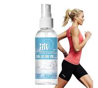 Spray rafraîchissant pour temps chaud - Brume rafraîchissante d'été, empêche les coups de chaleur, spray rafraîchissant pour le visage et le corps, spray de menthe naturel portable, sûr et durable
