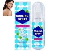 Spray rafraîchissant pour temps chaud, brume rafraîchissante instantanée pour le visage et le corps, spray d'eau pour le visage, doux pour la peau, hydratant, apaisant les coups de soleil (1pcs)