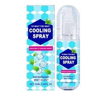 Spray rafraîchissant pour temps chaud, Spray rafraîchissant à la menthe Pour le visage et le corps, Prévient les coups de chaleur, Pour les sports de plein air et de randonnée (1)