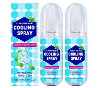 Spray rafraîchissant pour temps chaud, Spray rafraîchissant à la menthe Pour le visage et le corps, Prévient les coups de chaleur, Pour les sports de plein air et de randonnée (2)
