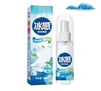 Spray rafraîchissant pour temps chaud, spray rafraîchissant pour le corps et le visage, vaporisateur de fraîcheur d'été, portable et cool, vaporisateur ultra fin, rafraîchissement, sans résidus, pour