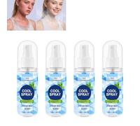 Spray rafraîchissant temps chaud, Spray rafraîchissants visage, Sprays hydratants visage, Sprays protection solaire, Sprayd rafraîchissant, Utilisé refroidir prévenir chaleur, Convient voyages. (4PCS)