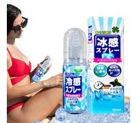 Spray rafraîchissant - Vaporisateur de refroidissement portable de 50 ml | Brume rafraîchissante anti-coup de chaleur pour temps chaud | Brume rafraîchissante pour le visage pour les vacances, la
