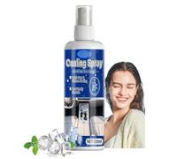 Spray Rafraîchissant Visage Et Corps, Spray Rafraîchissant Hydratant À La Menthe Poivrée 120 Ml, Brume Rafraîchissante Pour Temps Chaud, Pour Les Sports De Plein Air Et Les Voyages
