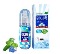 Spray Rafraîchissant Visage Et Corps, Spray Rafraîchissant Hydratant à La Menthe Poivrée, Menthe Poivrée Brume Visages, Brumisateur Eau Visage, Sprays Froid, Brume Rafraîchissante Pour Temps Chaud (1)