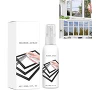 Spray réfléchissant pour vitres de maison et de voiture,spray de 30 ml pour revêtement réfléchissant sur vitres,nettoyant pour miroirs sans tain et détartrant,brillance sans traces (1pc, 30ml)