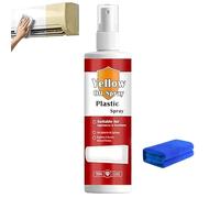 Spray rénovateur pour plastiques jaunis,Restaure et redonne l'éclat aux appareils électroménagers meubles jaunis,Nettoyant multi-surfaces doux pour réfrigérateurs plastiques domestiques (1Pièce)