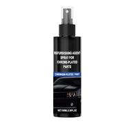 Spray Rénovation Pièces Chromées | Spray Agent Rénovant pour Pièces Chromées Véhicules | Liquide d'Entretien Auto 100ml pour Rénovation Clôture Poignée de Porte Garage