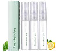 Spray réparateur de la langue, spray réparateur de la langue pour la santé bucco-dentaire, pour les langues blanches et la bouche sèche, utilisation deux fois par jour (3 pcs)
