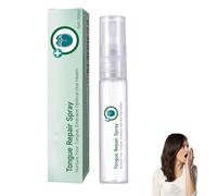 Spray réparateur de langue GlosShield, Spray pour la santé bucco-dentaire, Rafraîchit rapidement l'haleine, pour les langues blanches et la bouche sèche, usage biquotidien (1pcs)