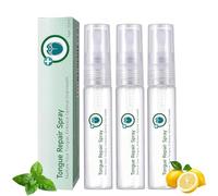 Spray réparateur de langue GlosShield, un spray buccal portable pour une haleine fraîche et rapide, à utiliser deux fois par jour.