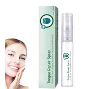 Spray réparateur de langue, Spray pour la bouche sèche, Sprays pour une haleine fraîche et rapide, pour les langues blanches et la bouche sèche (1 pièce)