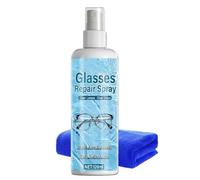 Spray réparateur de rayures de lentilles : kit de nettoyage de lunettes de 120 ml, brouillard pour polir le verre, solution d'élimination, restaurateur de surfaces optiques | Lunettes de miroir