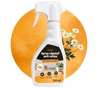 Spray répulsif anti-mites 500 ml - Protection efficace contre mites des vêtements & alimentaires - Plus efficace que les pièges à mites - Pour armoires & réserves