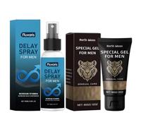 Spray Retardant d'éjaculation Homme + Crème pour l'agrandissement du Pénis