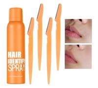 Spray Révélateur de Poils pour le Rasage du Visage - Spray Rasage Visage 120 ml avec Lames | Outil Dermatologique Rapide, Soin Visage Pratique Pour Routine Quotidienne Et Voyage