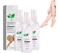 Spray revitalisant à l'extrait de pourpier, spray professionnel contre les varices pour les jambes pour un soulagement efficace des varices, spray corporel hydratant (3 pièce)