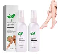 Spray revitalisant à l'extrait de pourpier, spray professionnel contre les varices pour les jambes pour un soulagement efficace des varices, spray corporel hydratant (2 pièce)
