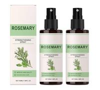 Spray revitalisant sans rinçage au romarin, soin pour cheveux secs, fragiles et abîmés, hydrate et lisse, fortifie et nourrit, apporte de la brillance, favorise la pousse, léger, non gras (2pcs)