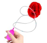 Spray Simulation - PVC 6cm | Jouet Fleur éjacule Rose Rouge | Blague de