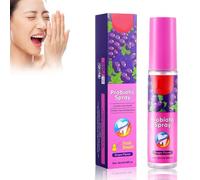 Spray Soin de La Bouche 20ml, Spray Haleine Fraiche, éLimine La Mauvaise Haleine, Spray RafraîChissant Pour L'Haleine avec Buse de Type Presse, Effet Longue Durée, Vaporisateur Buccal-Raisin