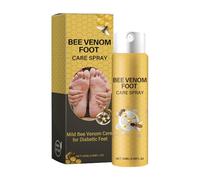 Spray soin des pieds, spray pour pieds et chaussures puants, soin anti-démangeaisons et anti-odeurs, 2,5 x 2,5 x 10,2 cm, facile à appliquer, portable pour nourrir les talons secs et craquelés