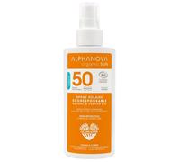 Spray solaire bio - Alphanova - SPF 50+ - 125g - Waterproof - Peaux sensibles