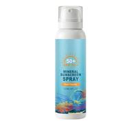 Spray Solaire - Brume Protectrice Écran Solaire UVA/UVB SPF 50,120 ml Brume Visage Anti-UV,Pour Visage,Corps, Hommes, Adolescents, Femmes, Voyages, Vacances, Plage, Plein Air, Sports, Trajet