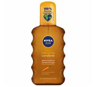 Spray solaire - NIVEA SUN - Huile au Carotène - 200ml - Protection UV - Texture huile