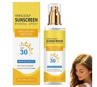 Spray solaire pour cuir chevelu et cheveux SPF 30+, brume invisible et légère, protection UV, indispensable à la plage et à la piscine pour tous types de cheveux (1 Pcs)