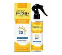 Spray Solaire SPF 30 pour Cheveux et Cuir Chevelu, Protection Solaire Cheveux, Invisible, Non Gras, Protection UV, Empêche la Décoloration et le Séchage, Technologie Wet Skin, Sans Huiles, 100ML
