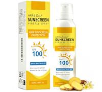 Spray solaire SPF pour cuir chevelu et cheveux avec protection UV ; brume légère et non grasse prévenant la décoloration et le dessèchement ; soin solaire quotidien pour l'extérieur. (1Pièce)