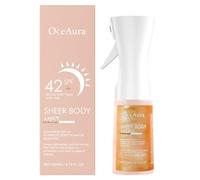 Spray Solaire Transparent SPF42+, Protection Solaire Lotion Spray, 200ml Solaire Très Haute Protection, Résistant à l'Eau, Non Grasse, pour Tous Types de Peau