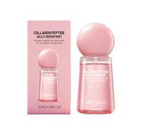 Spray Visage Collagène Peptide 50ml, Brume Hydratante Essence Gelée, Primer et Fixateur Maquillage, Spray Glow Éclat Peau Lisse (1pcs)