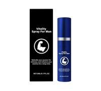 Spray Vitalité pour hommes, formule naturelle et douce, stimule l'énergie et l'endurance, convient à tous les types de peau ,1pc