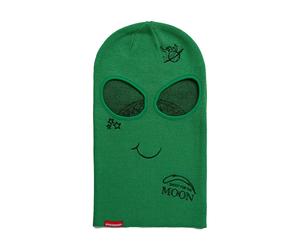 Sprayground - Alien Masque de Ski Tricoté en Vert - Homme - Accessoires - Vert - Taille: ONE Size