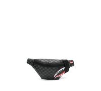 Sprayground - Banane à carreaux avec design bouche - Homme - Sacs - Noir - Taille: ONE Size