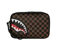 Sprayground - Check 2 Emboss Toiletry Bag - Homme - Sacs - Brun - Taille: ONE Size