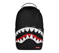 Sprayground - Checkered Shark-Print Backpack - unisex - Sacs - Noir - Taille: ONE Size