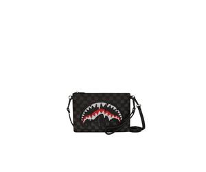 Sprayground - Dripping Sharks In Paris Crossover Clutch - Homme - Sacs - Noir - Taille: ONE Size