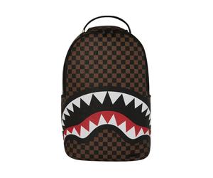 Sprayground, Femme, Sacs, Brun, Taille: ONE Size Big Backpack Shark Check Embossed B8232