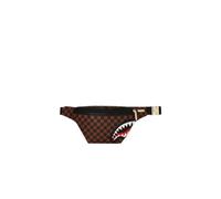 Sprayground, Homme, Sacs, Brun, Taille: ONE Size Requin Sawtooth Sac Banane avec Fermeture Éclair