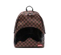 Sprayground, Homme, Sacs, Brun, Taille: ONE Size Sac à Dos à Carreaux Marron Édition Limitée