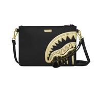Sprayground, Homme, Sacs, Noir, Taille: ONE Size Gold and Dangerous Crossover Clutch