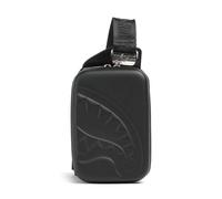 Sprayground Printed Zipper Shark Sac sling noir, unisexe, 1L
