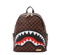 Sprayground Sac à dos 'SAWTOOTH SHARKS IN PARIS SAVAGE' chocolat / rouge / noir / blanc, Taille One Size